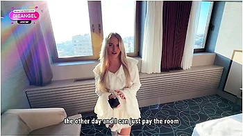 Barbie Angel In The Payment Didnt Go Through And The Hotel Worker Fucked My Tight Pussy Hard!