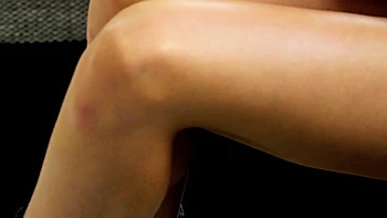 Teen Linda slips out of her tiny panties